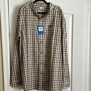 NWT Columbia Button Down LS Shirt 4XT